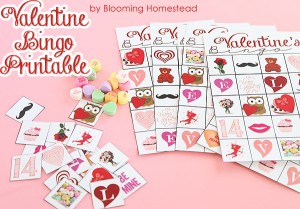 Printable Valentine Bingo Game - Blooming Homestead