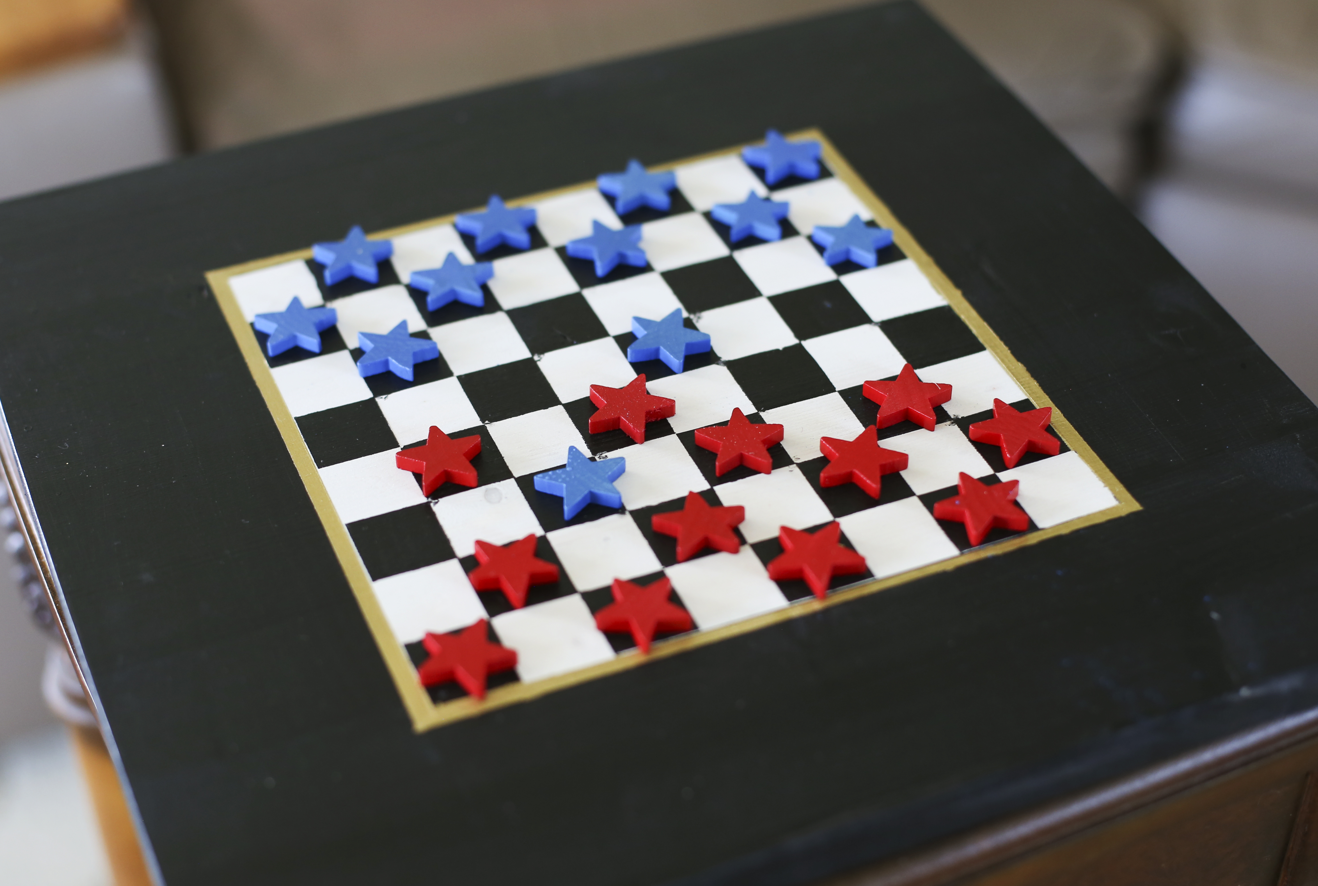 DIY Checker board game by Blooming Homestead3 - Blooming Homestead